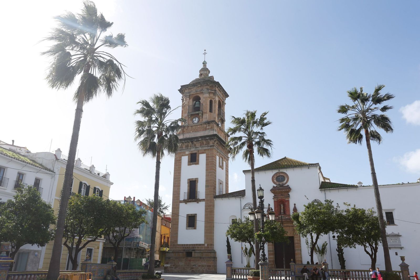 El reloj de La Palma, parado este sábado.