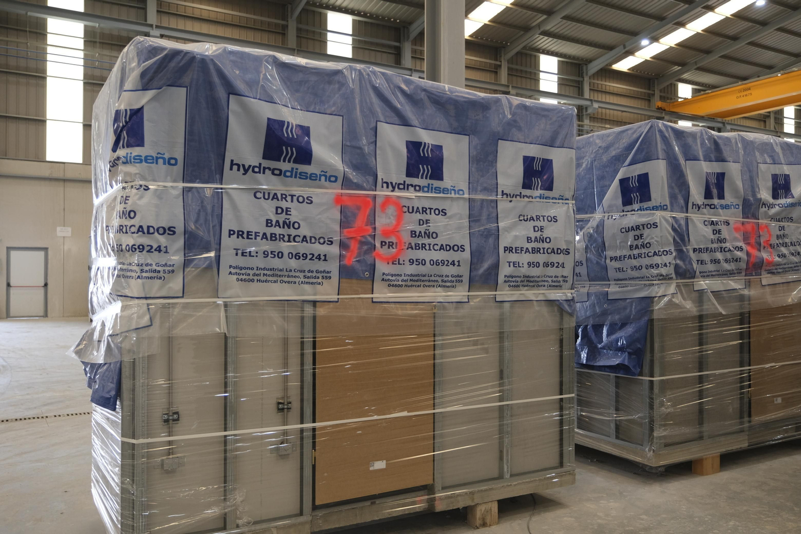 Bendición de las instalaciones de Hydrodiseño, en Huércal Overa (Almería)