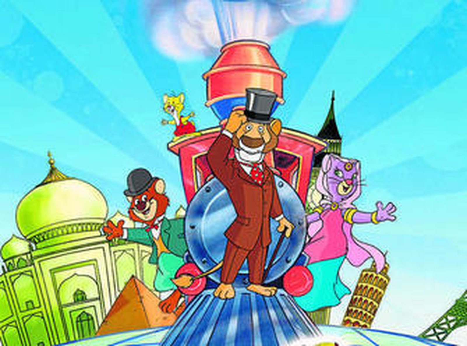 Los protagonistas de 'La vuelta al mundo de Willy Fog'.