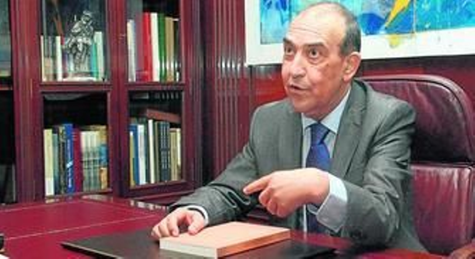 José Cejudo, durante la entrevista.