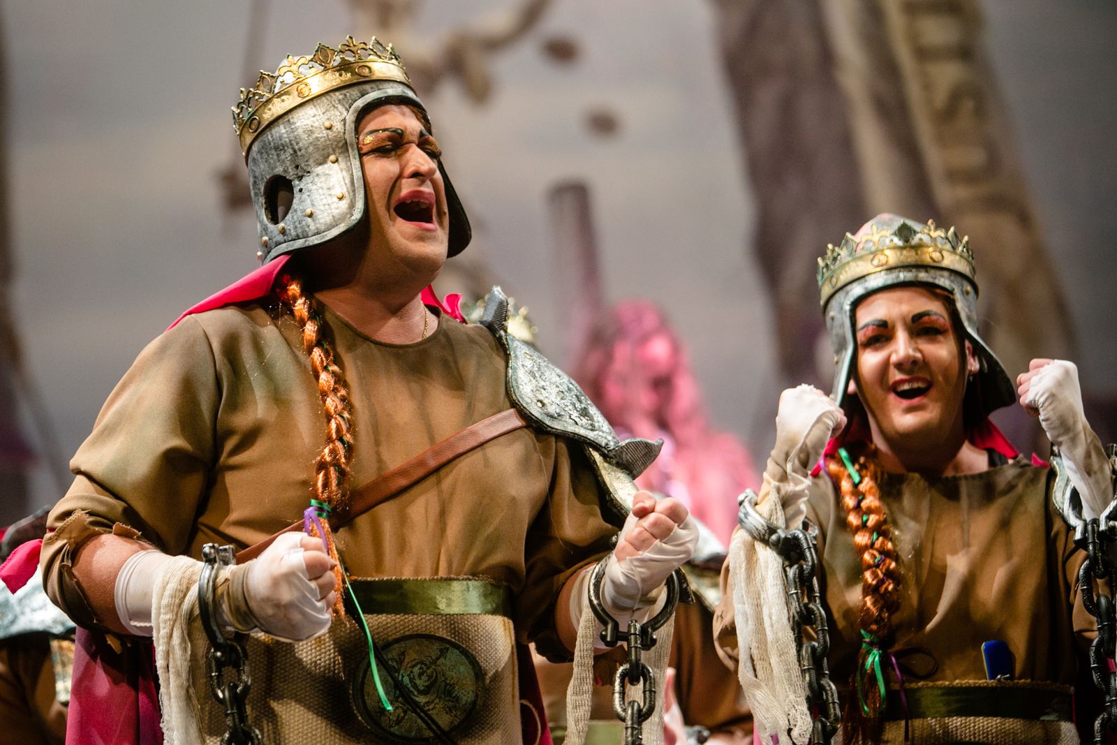 La comparsa "El nombre de la rosa"