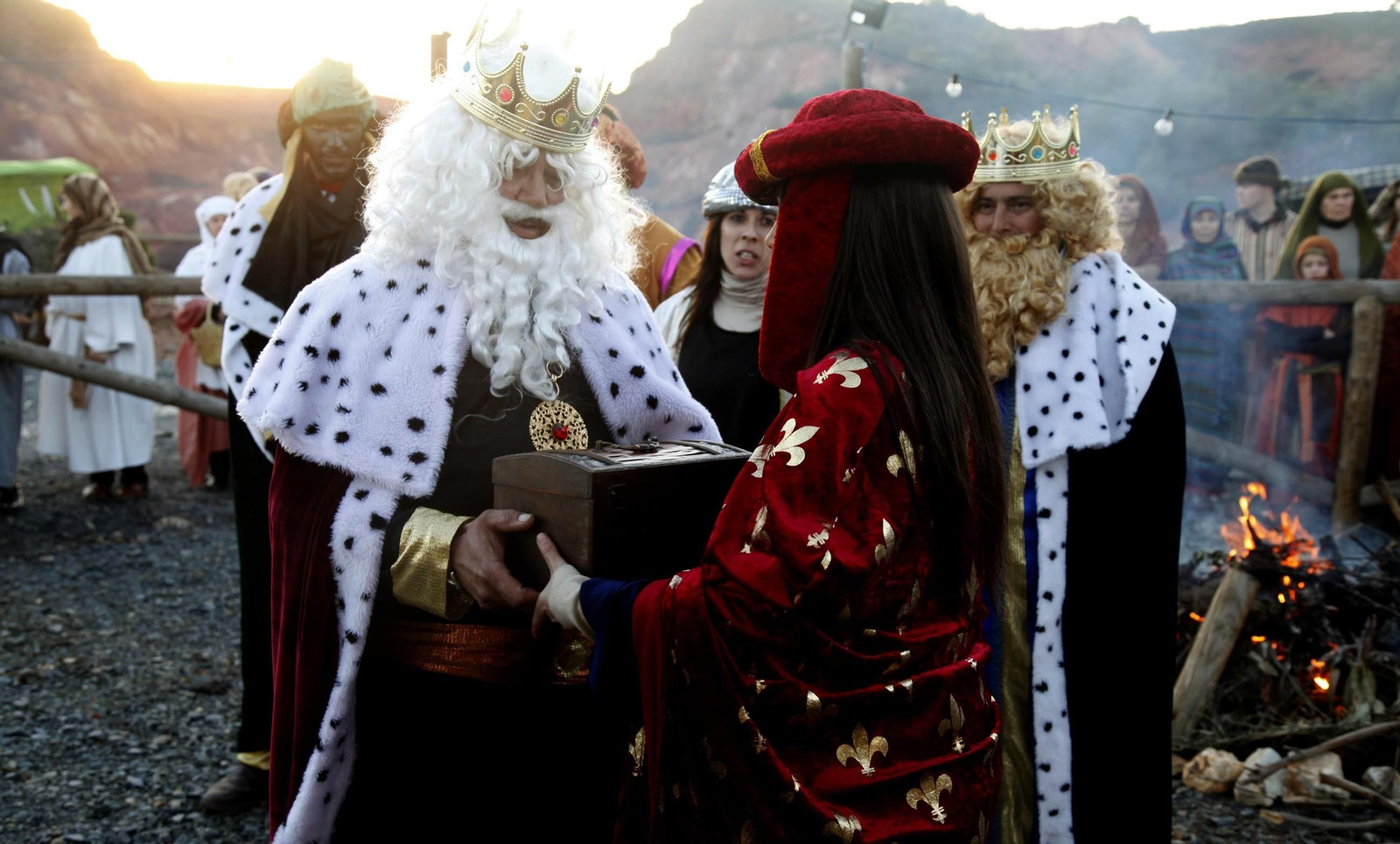 Los Reyes Magos recogerán en Huelva el oro que llevarán al Niño Jesús