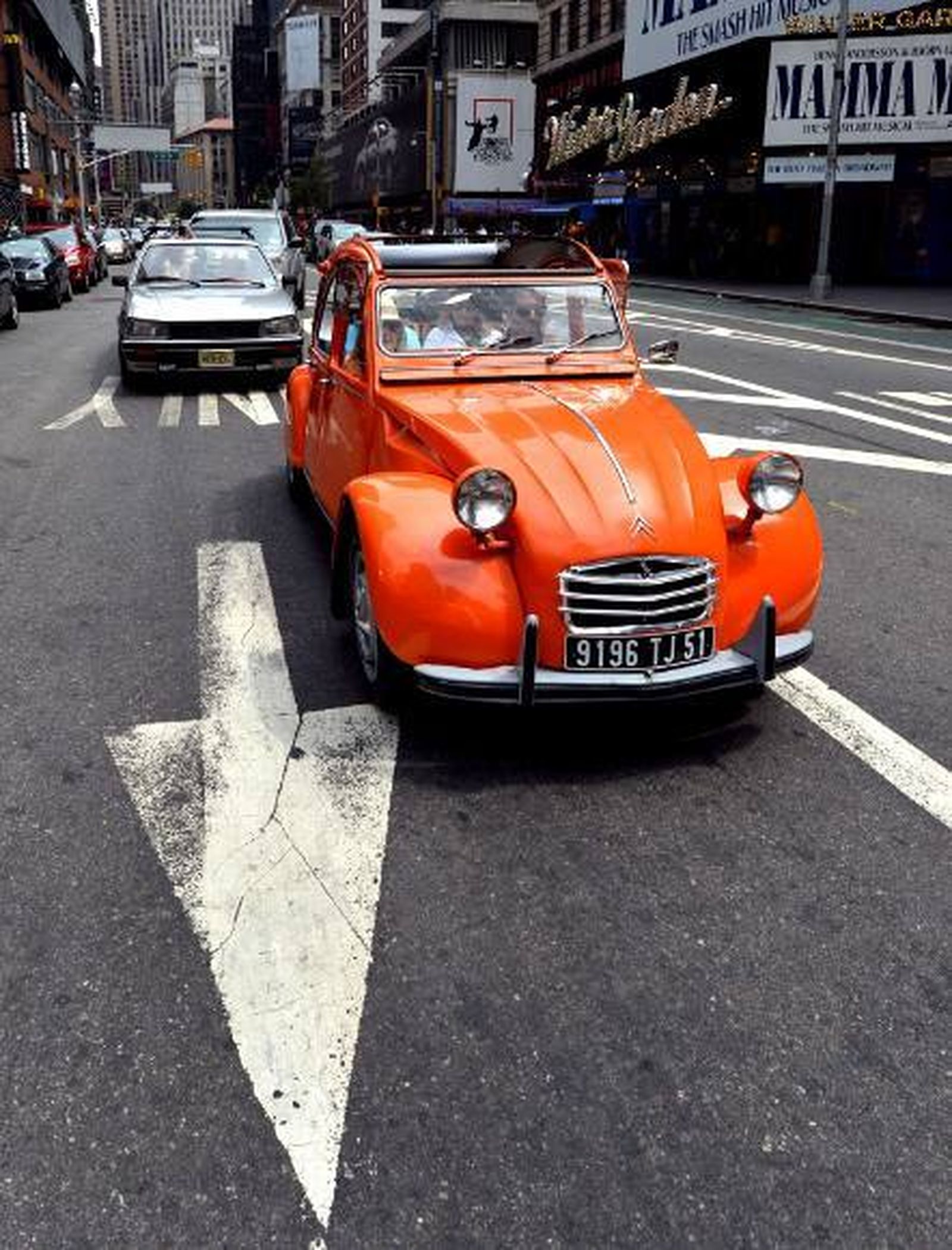 Un icono rueda por la Gran Manzana