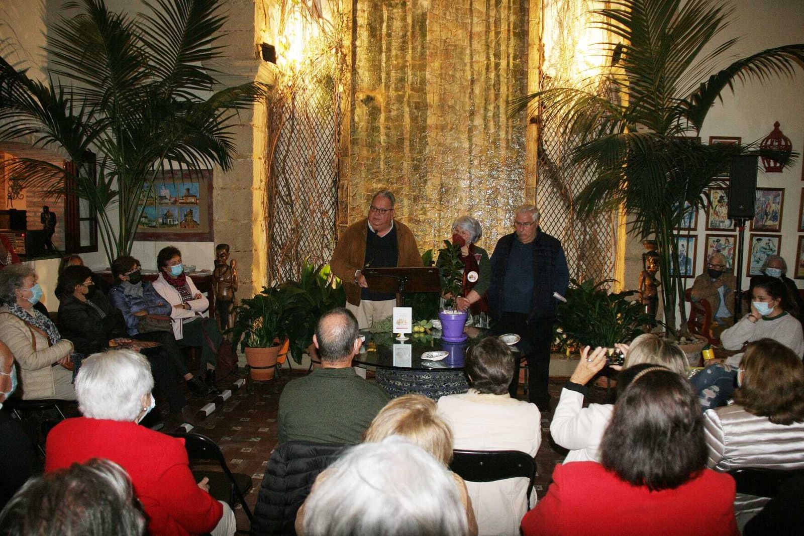 Una imagen de la última conferencia de las Jornadas de la Sal y el Estero.