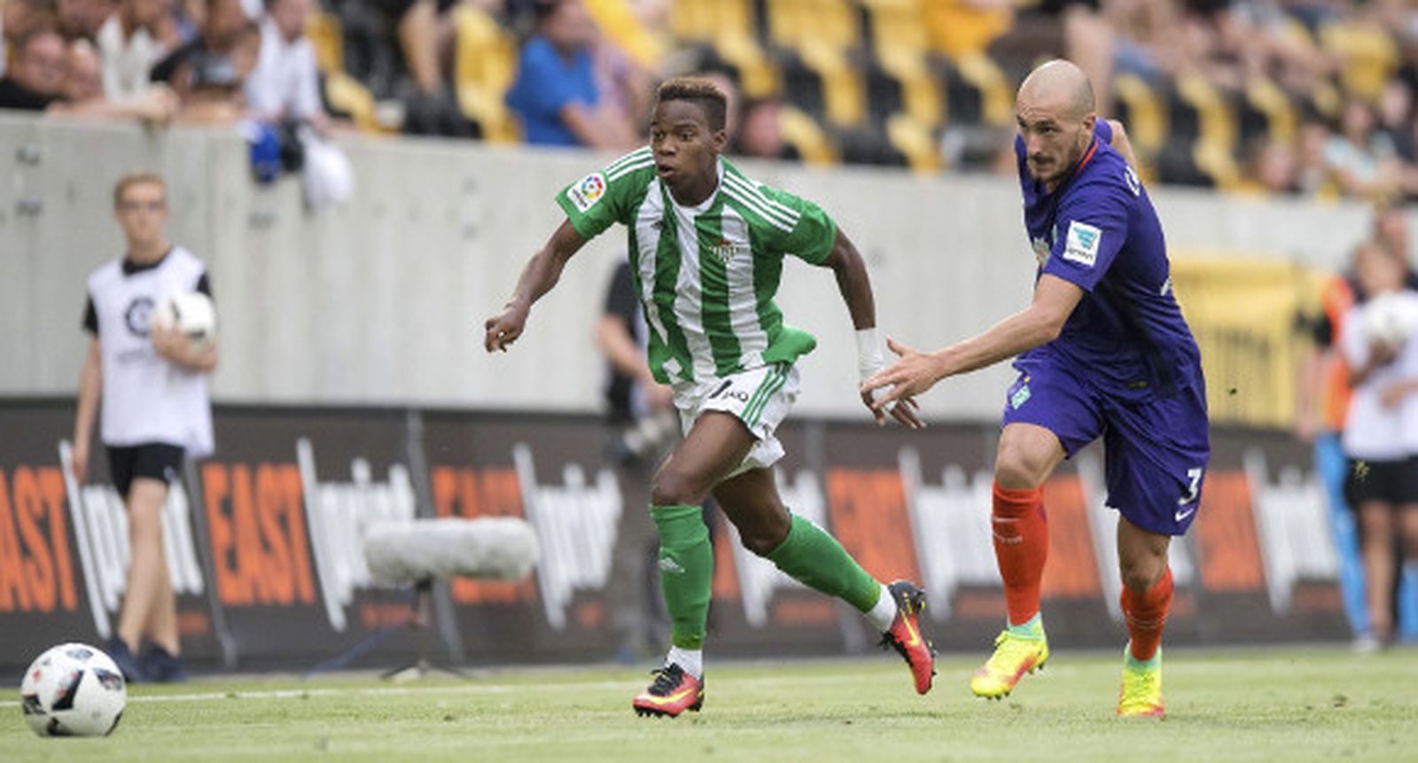 Control y presión a falta de llegada (0-1)