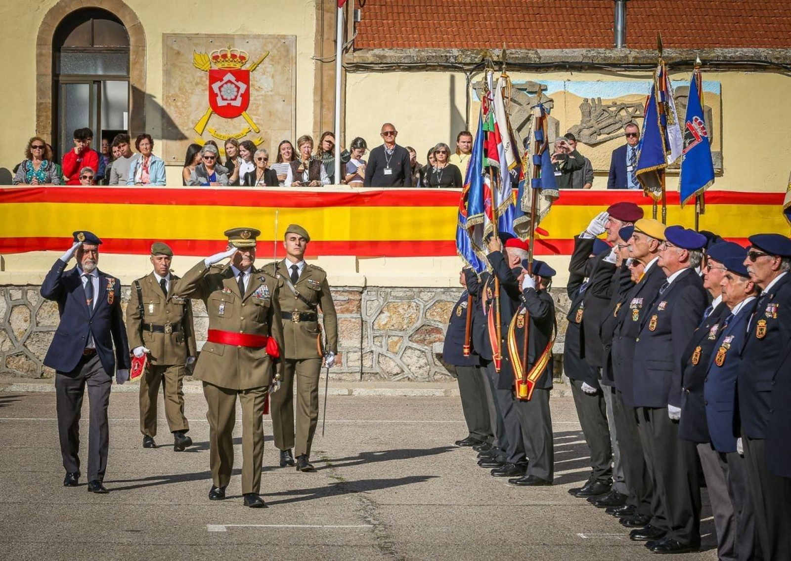 Acto del Día del Veterano de 2024, celebrado en Salamanca.