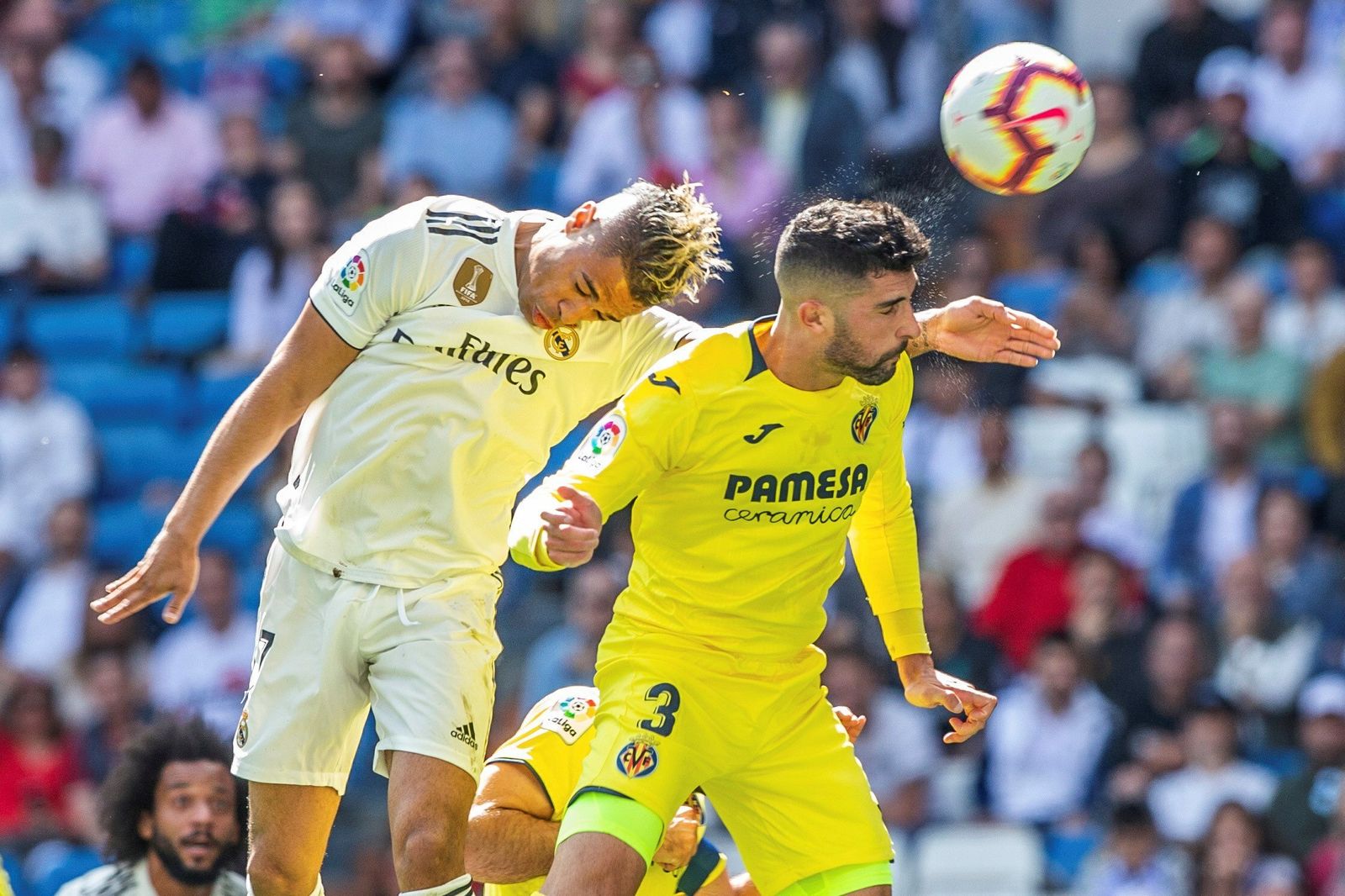 El Real Madrid - Villarreal, en imágenes