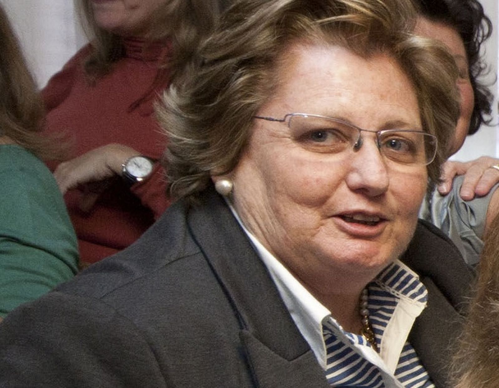 Adelaida Arcas de los Reyes, en una pasada reunión de las 'Jerezanas de la Diáspora', encuentro del que es impulsora.