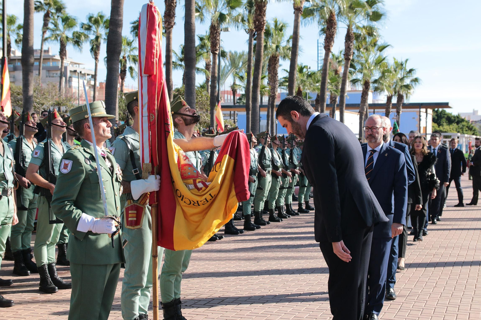 Jura de bandera civil en Las Almadrabillas