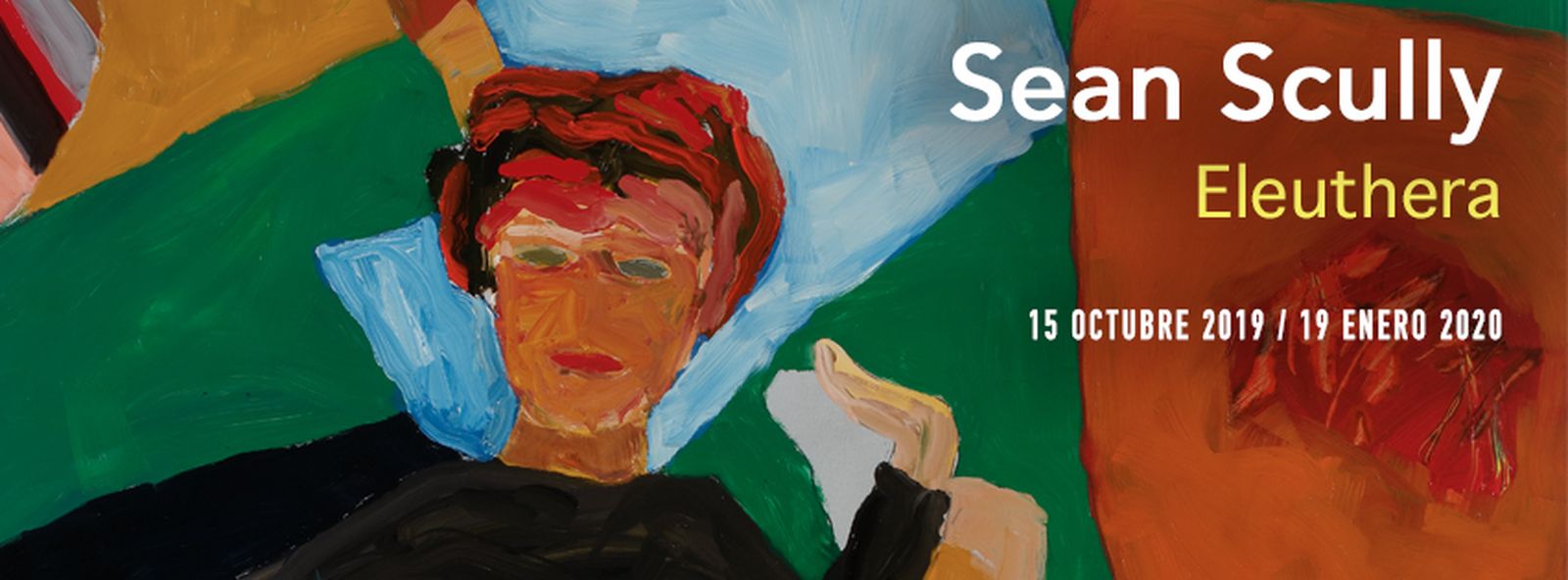 Cartel de la exposición con la que reabre el CAC Málaga