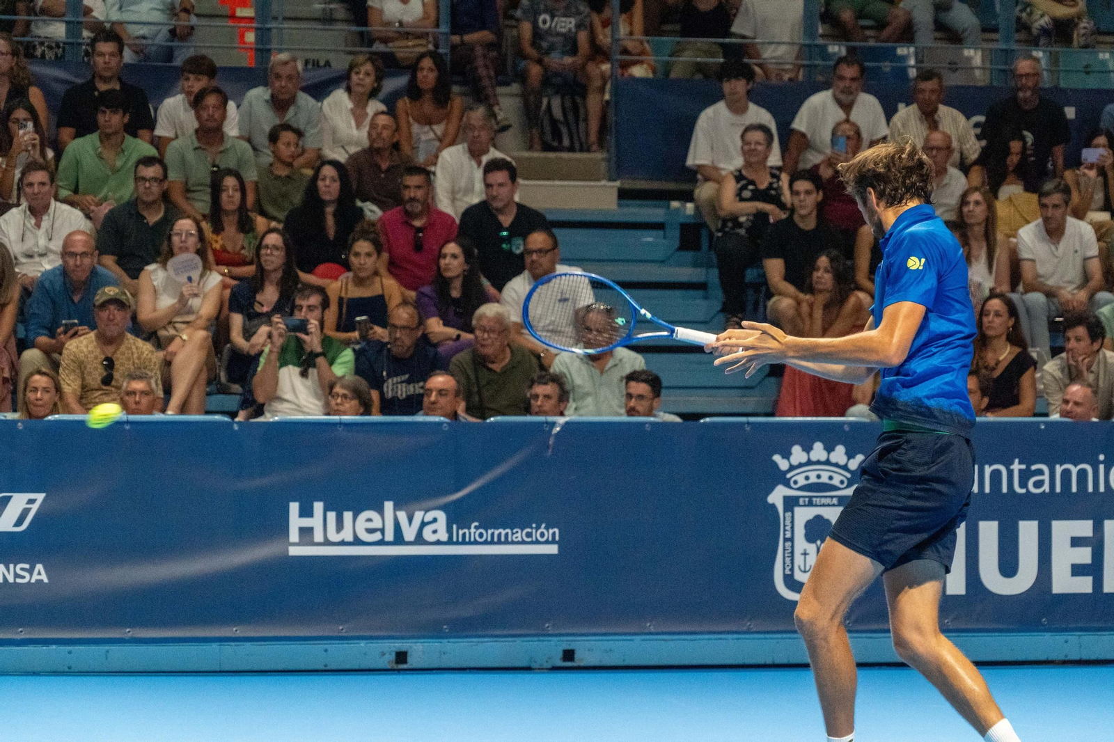 Imágenes de la final masculina de la Copa del Rey de tenis entre Daniil Medvedev y Alejandro Davidovich