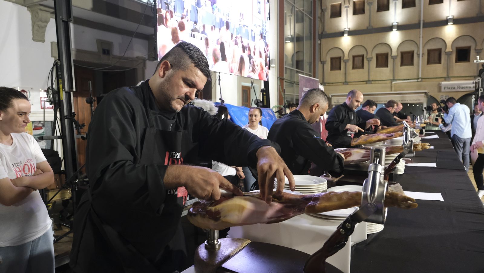 Imágenes del Concurso Nacional de Cortadores de Jamón de Serón