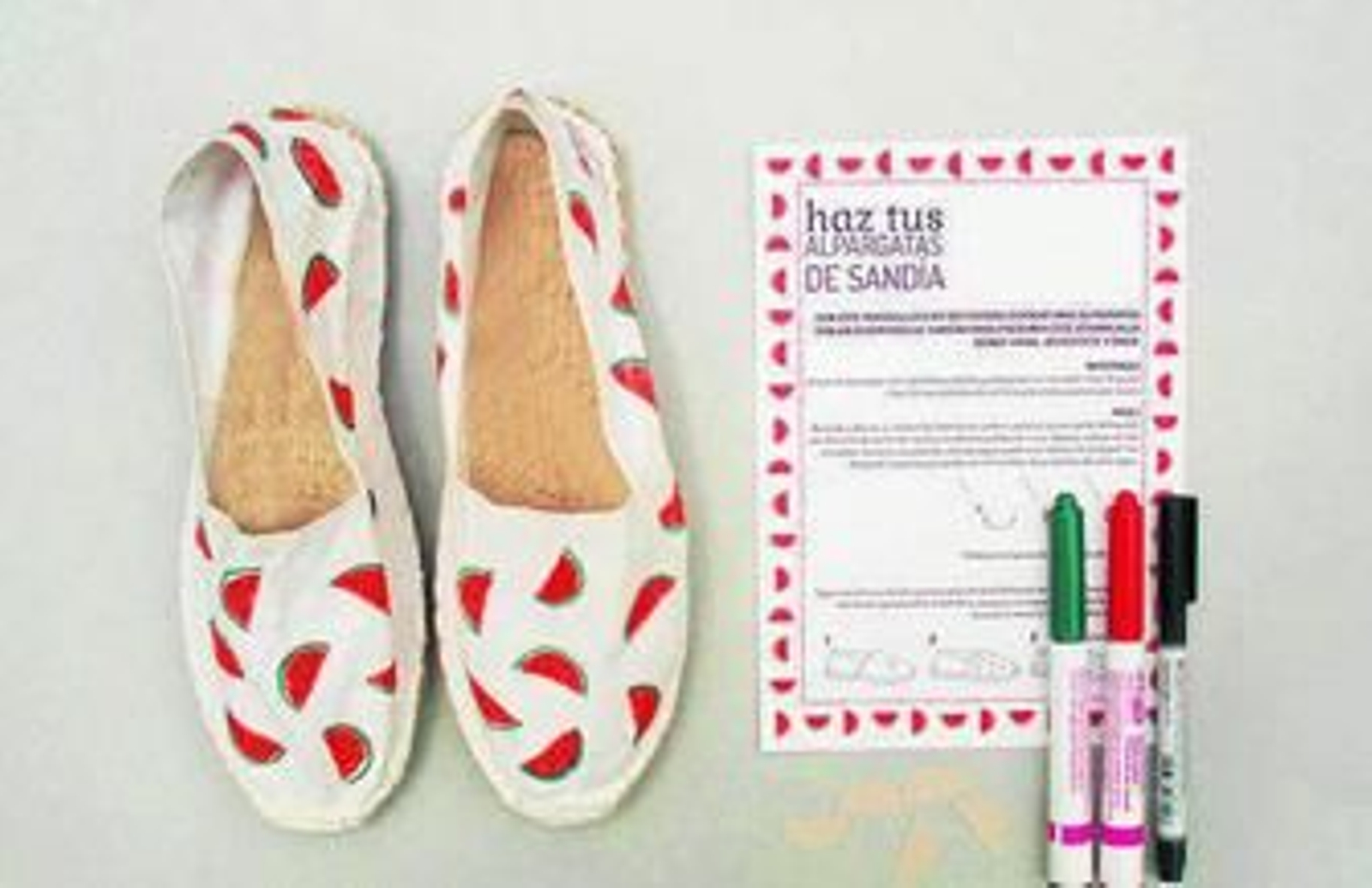 Un 'kit' para diseñar alpargatas