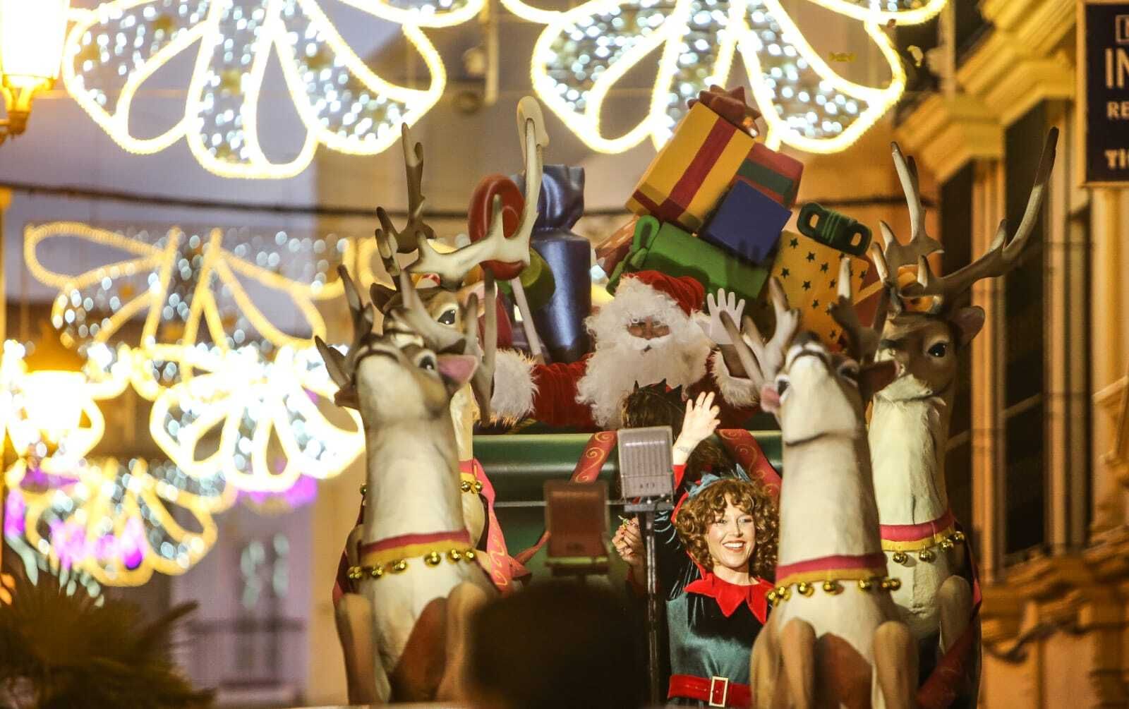 Cabalgata de Papá Noel en Chiclana