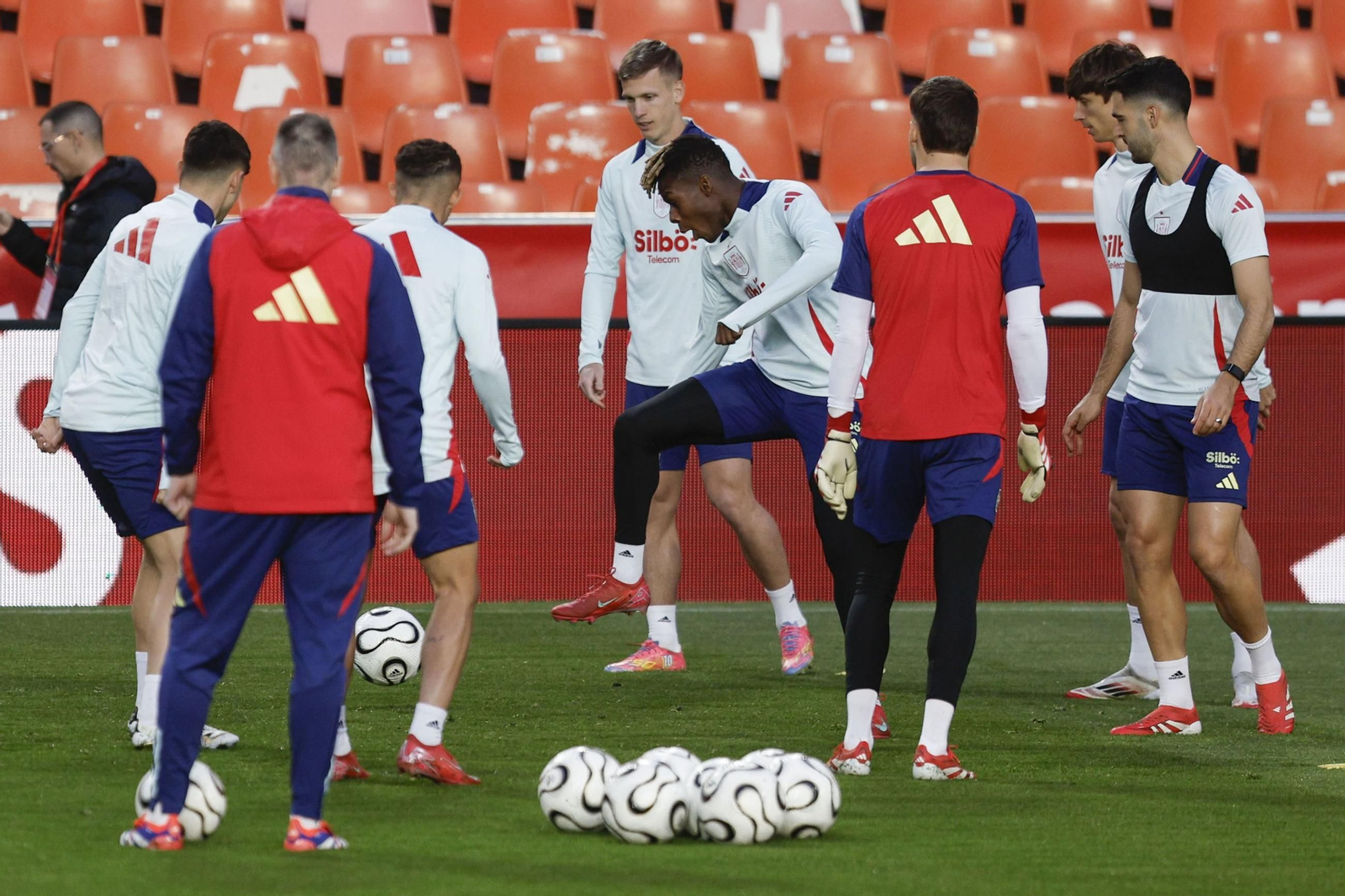 Las fotos de la selección española en Valencia