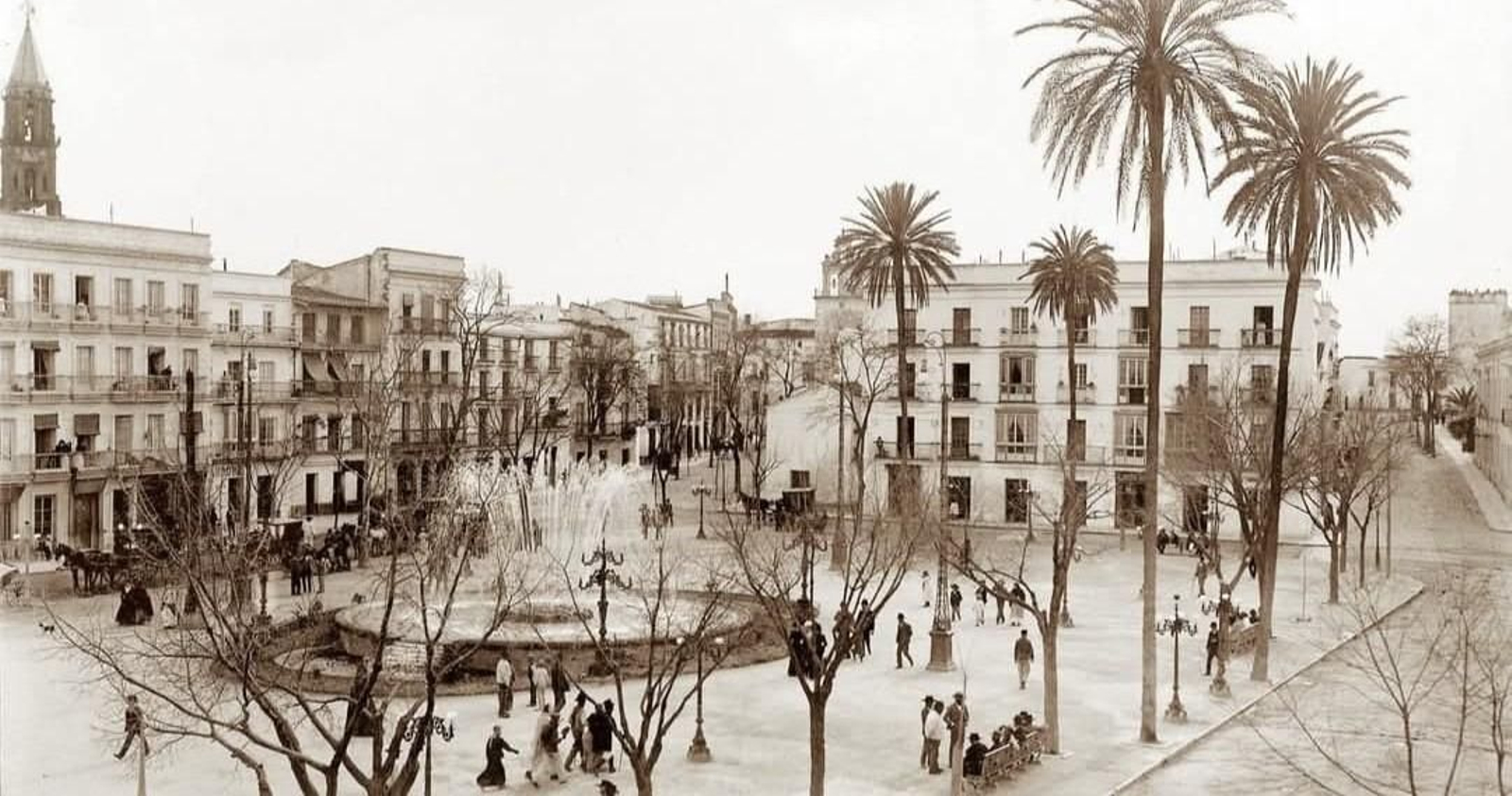 Plaza del Arenal, año 1900.&nbsp;