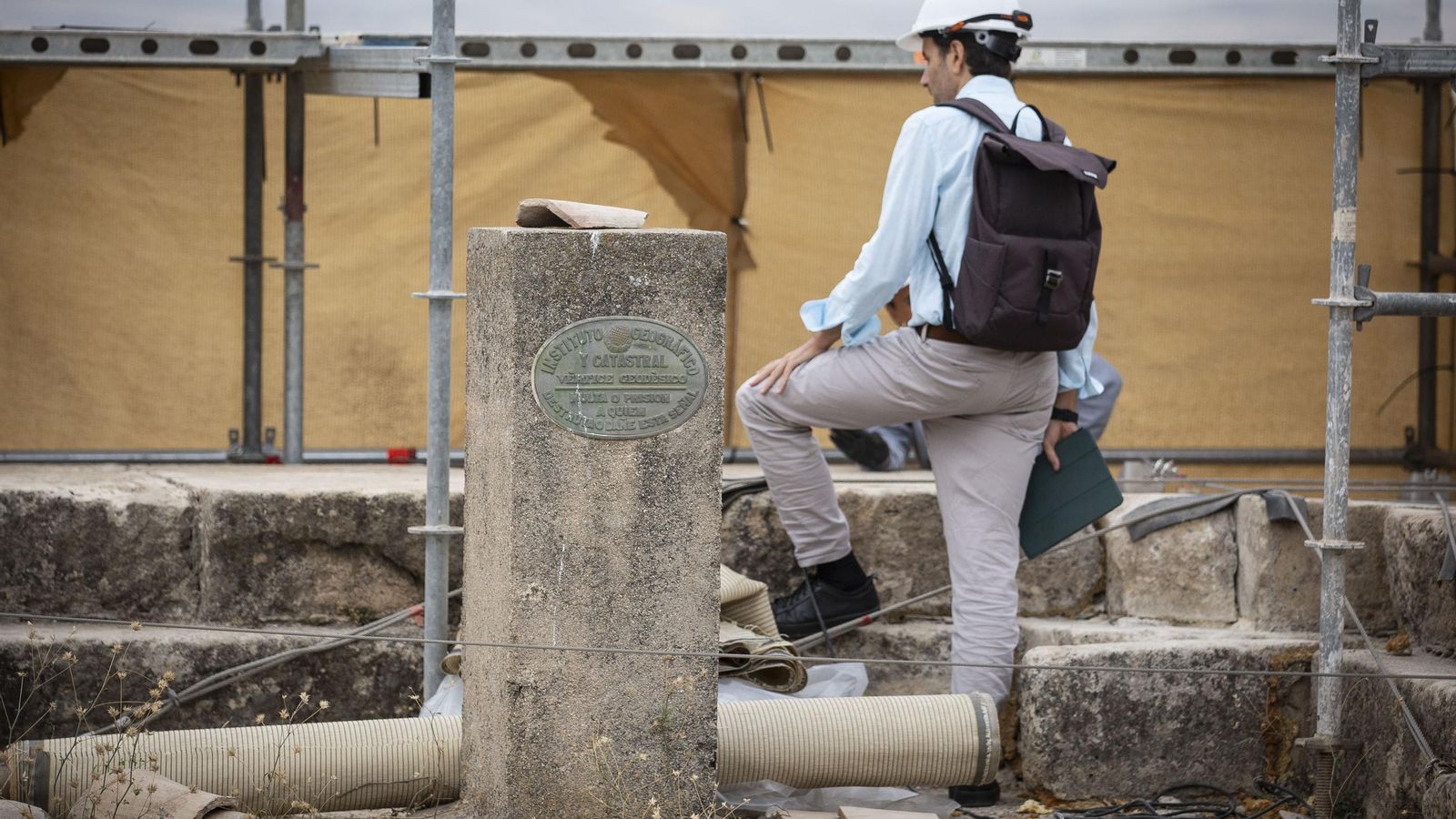 El punto de medición para mapas del Ministerio.