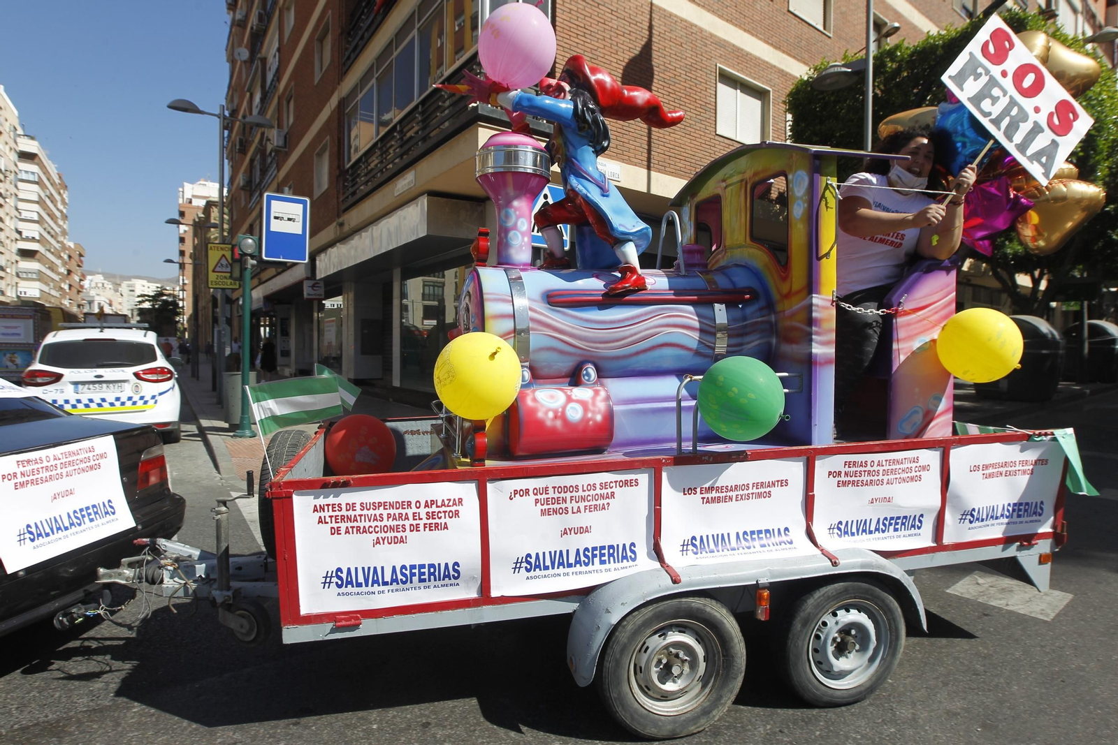 Fotogalería manifestación feriantes. Almería