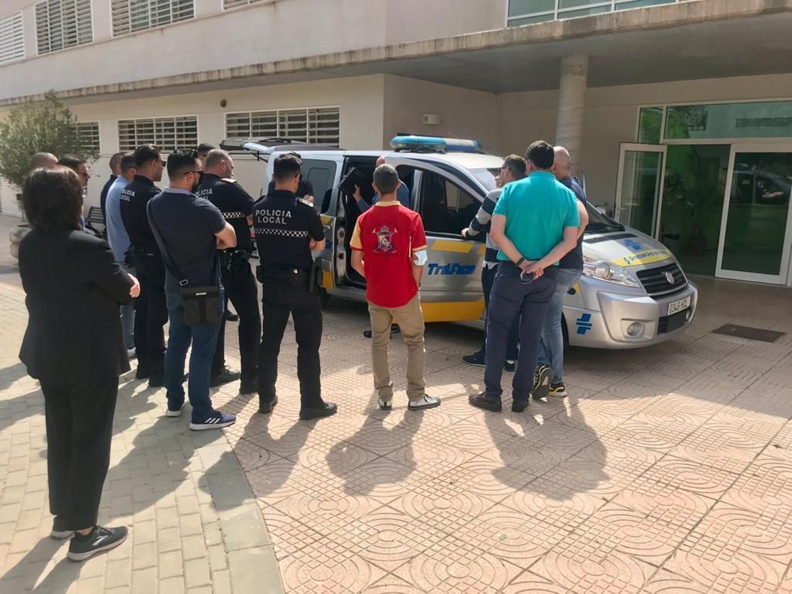 Policías de siete municipios aprenden a usar los radares en el Centro de Educación Vial de Vícar