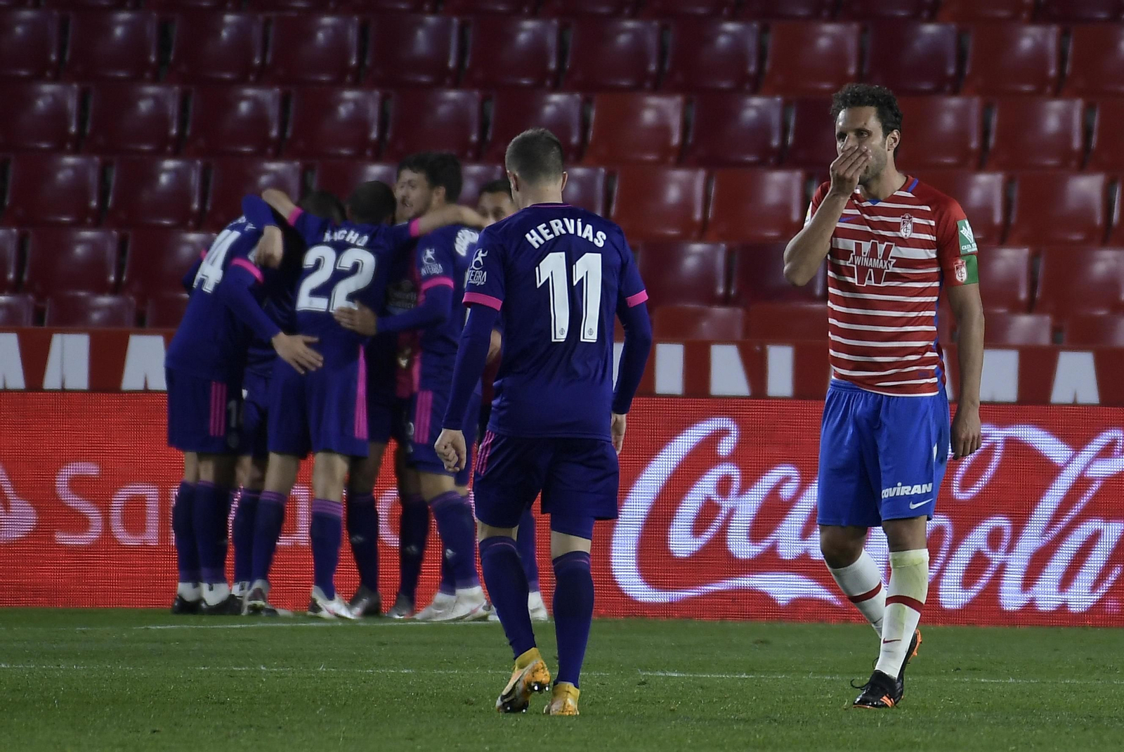 El Valladolid, primer equipo que gana en Los Cármenes esta temporada