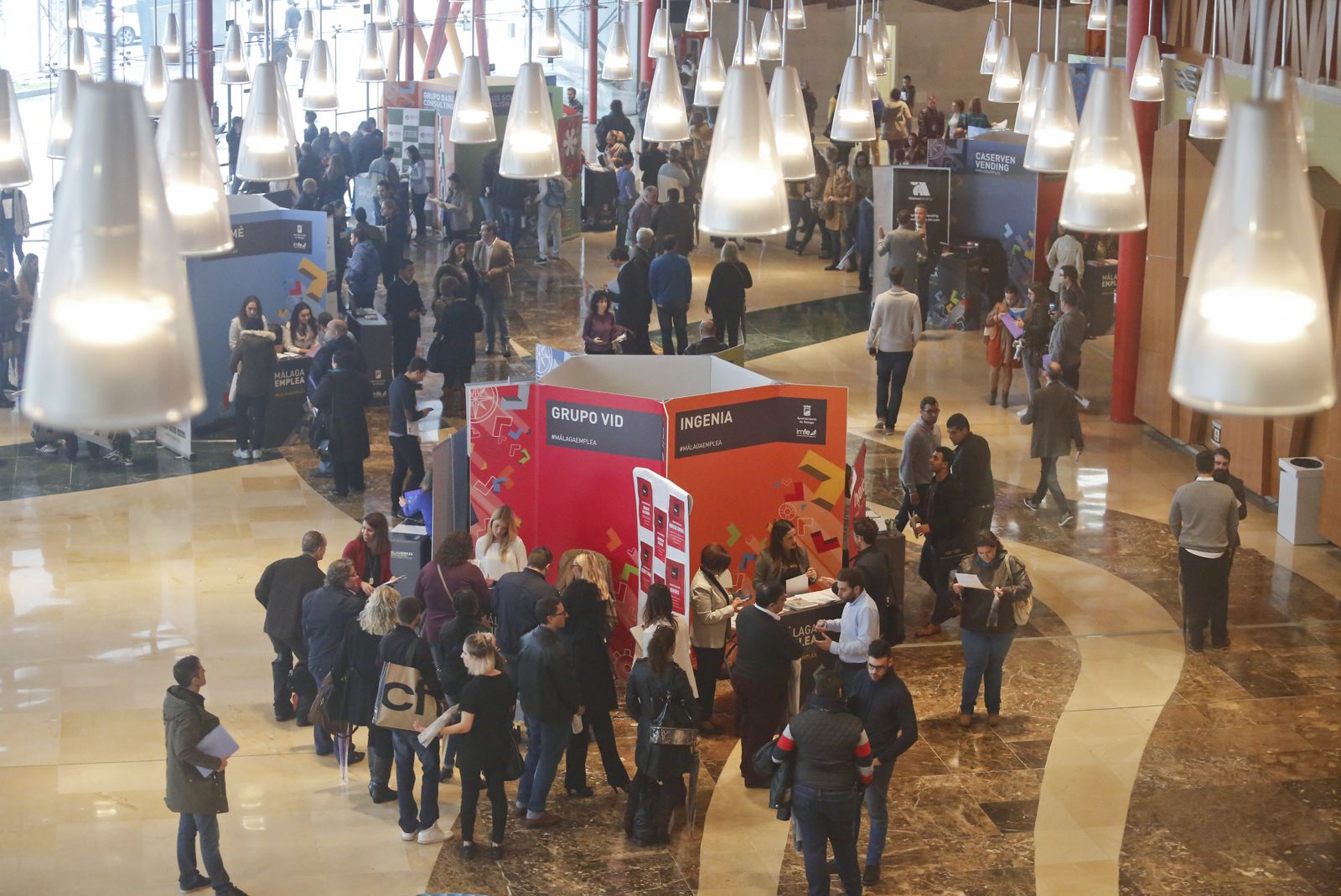 Una feria de empleo celebrada en Málaga