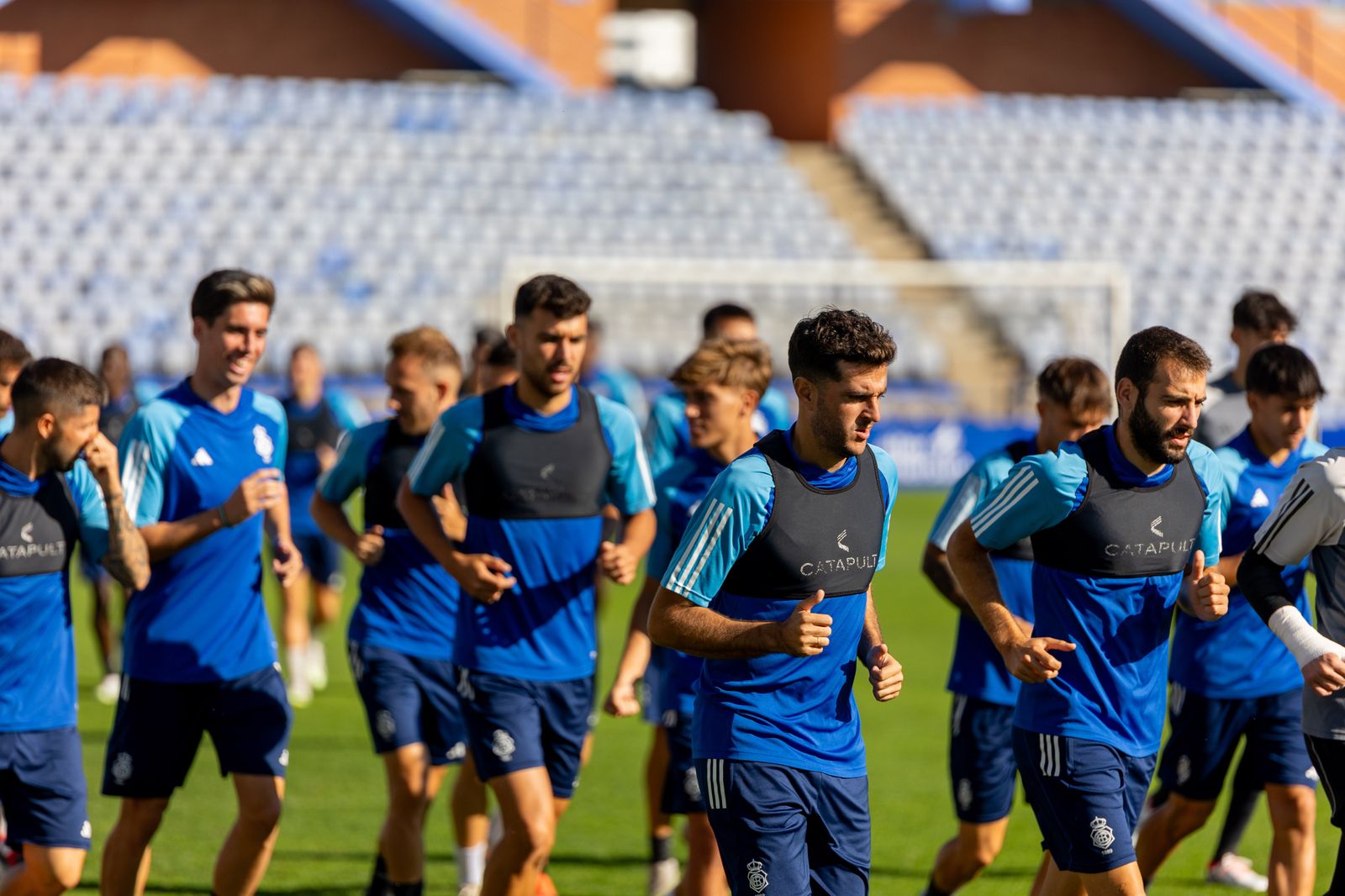 Las mejores imágenes del entrenamiento de este jueves del Recreativo de Huelva