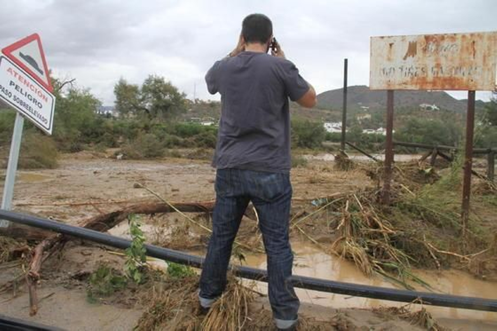Imágenes de las lluvias en la provincia de Málaga