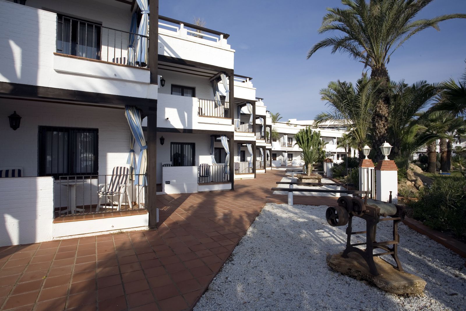 Imagen de las actuales instalaciones del Parador de Turismo de Mojácar.