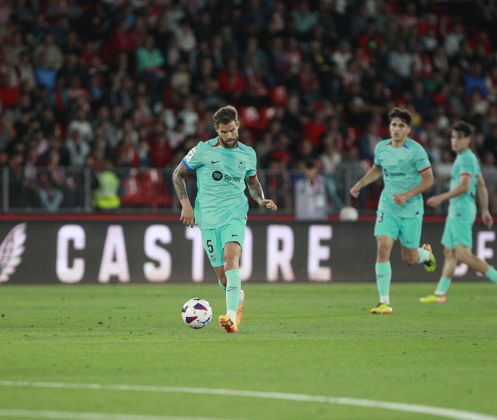 Las mejores imágenes del partido U.D. Almería-F.C. Barcelona