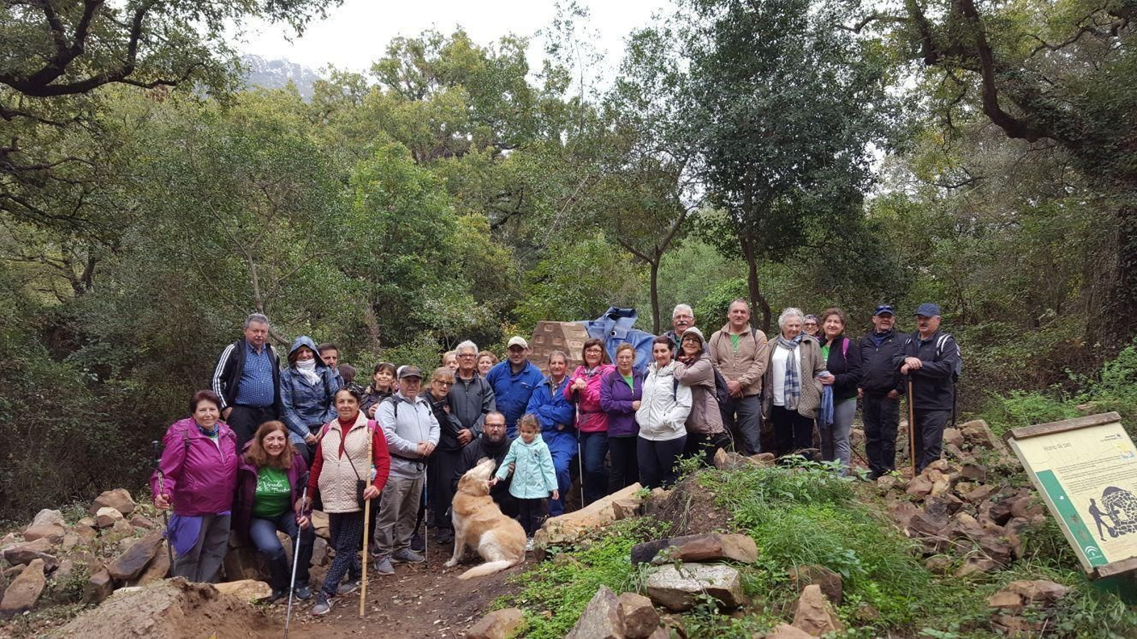 Miembros de la asociación, en una ruta anterior.
