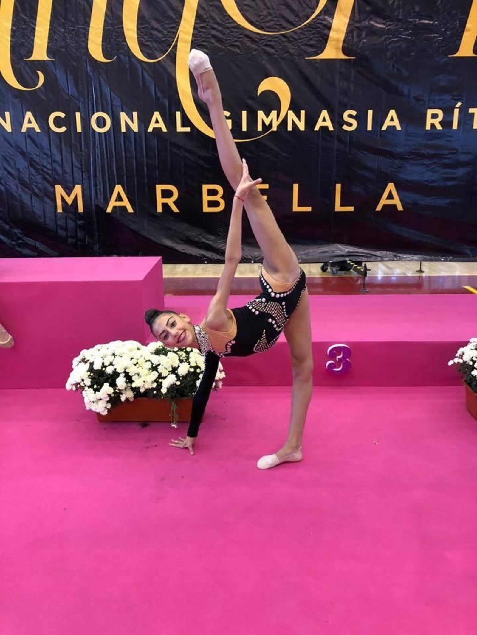 Ángela Martín, gimnasta onubense.