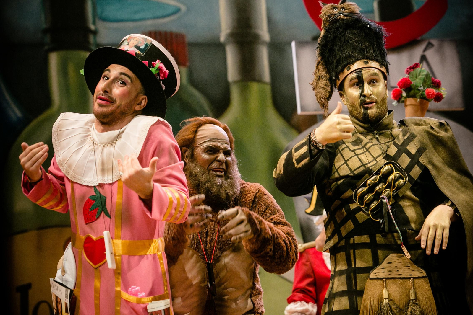 La Chirigota "Los que vienen de etiqueta"