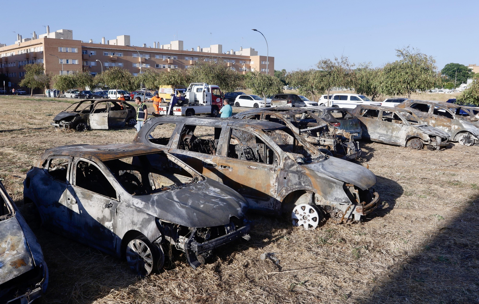 Incendio en Pino Montano