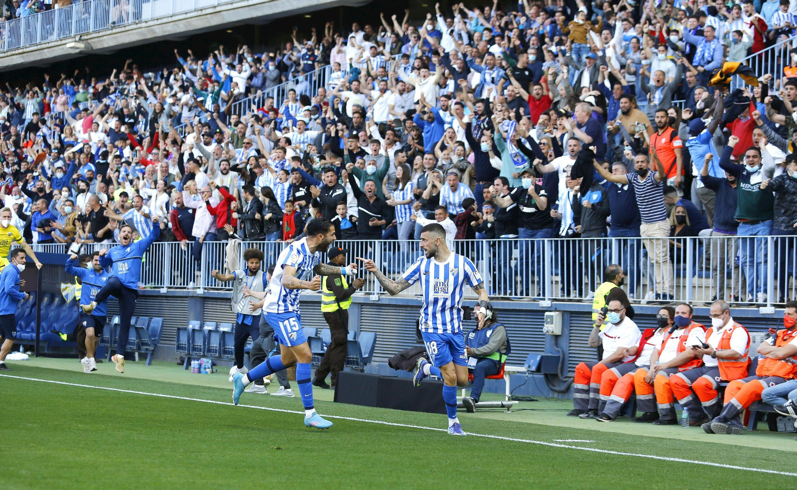 Las fotos del Málaga CF-Real Valladolid