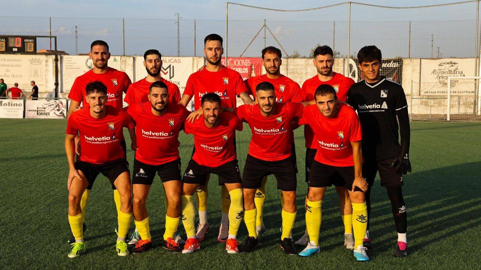 Once inicial del Begíjar CF en el San Benito.