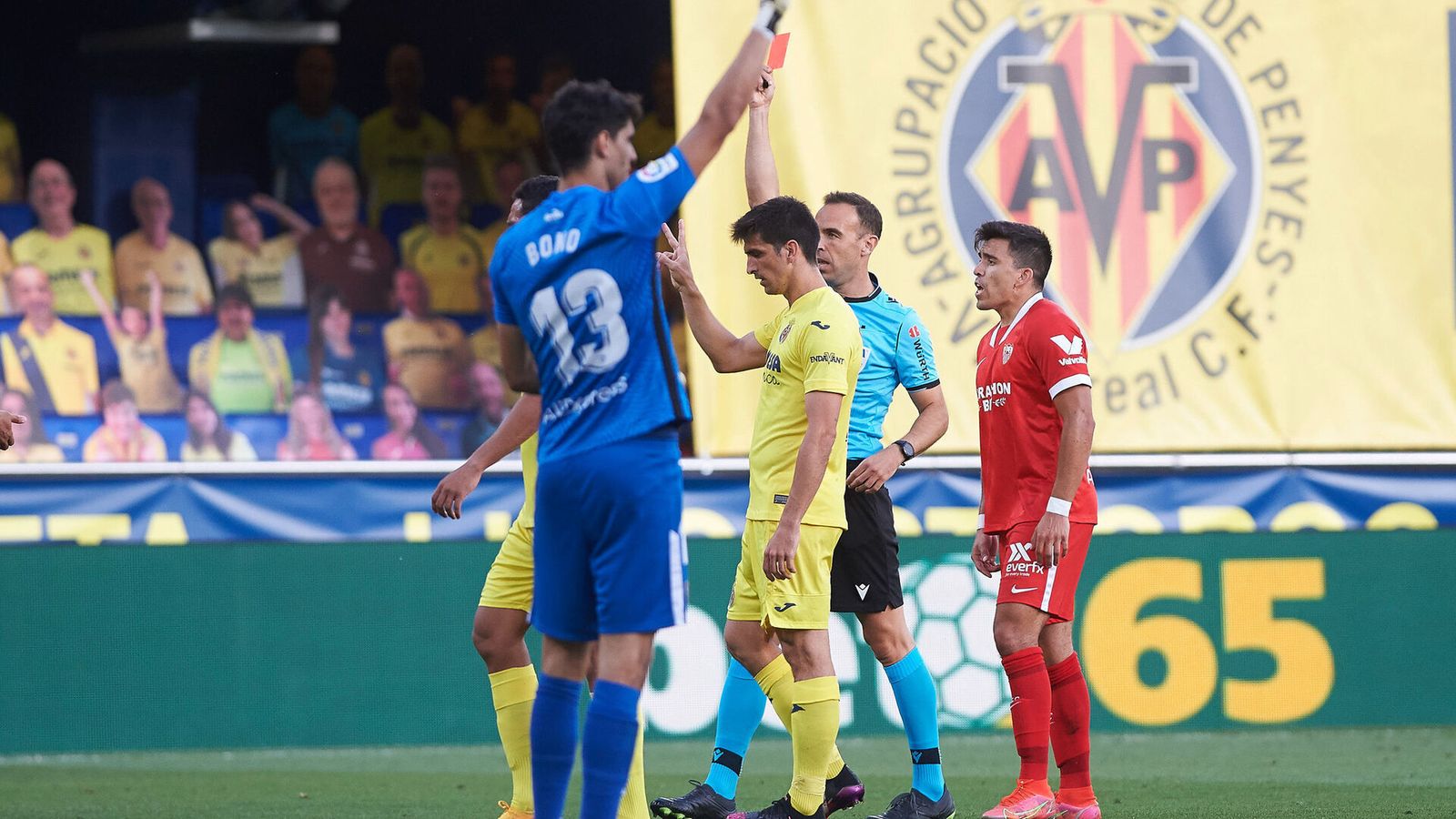 Imagen del Villarreal-Sevilla de la pasada temporada.
