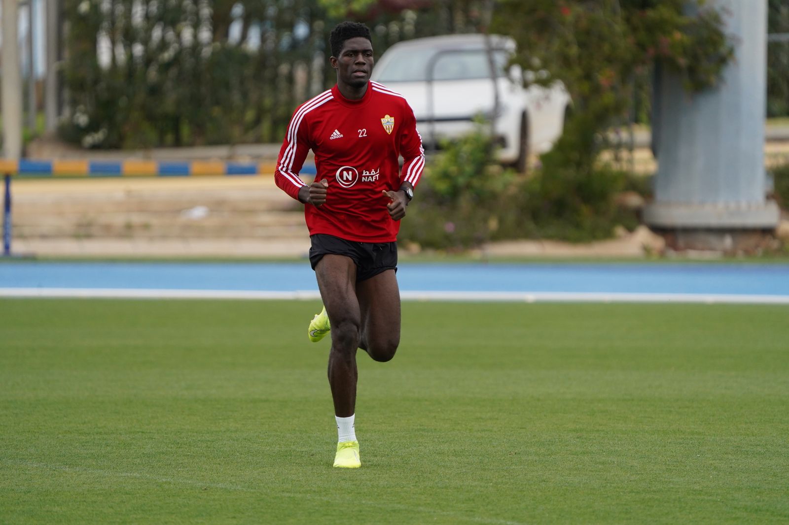 Entrenamiento de la UDA, viernes 15 de mayo.