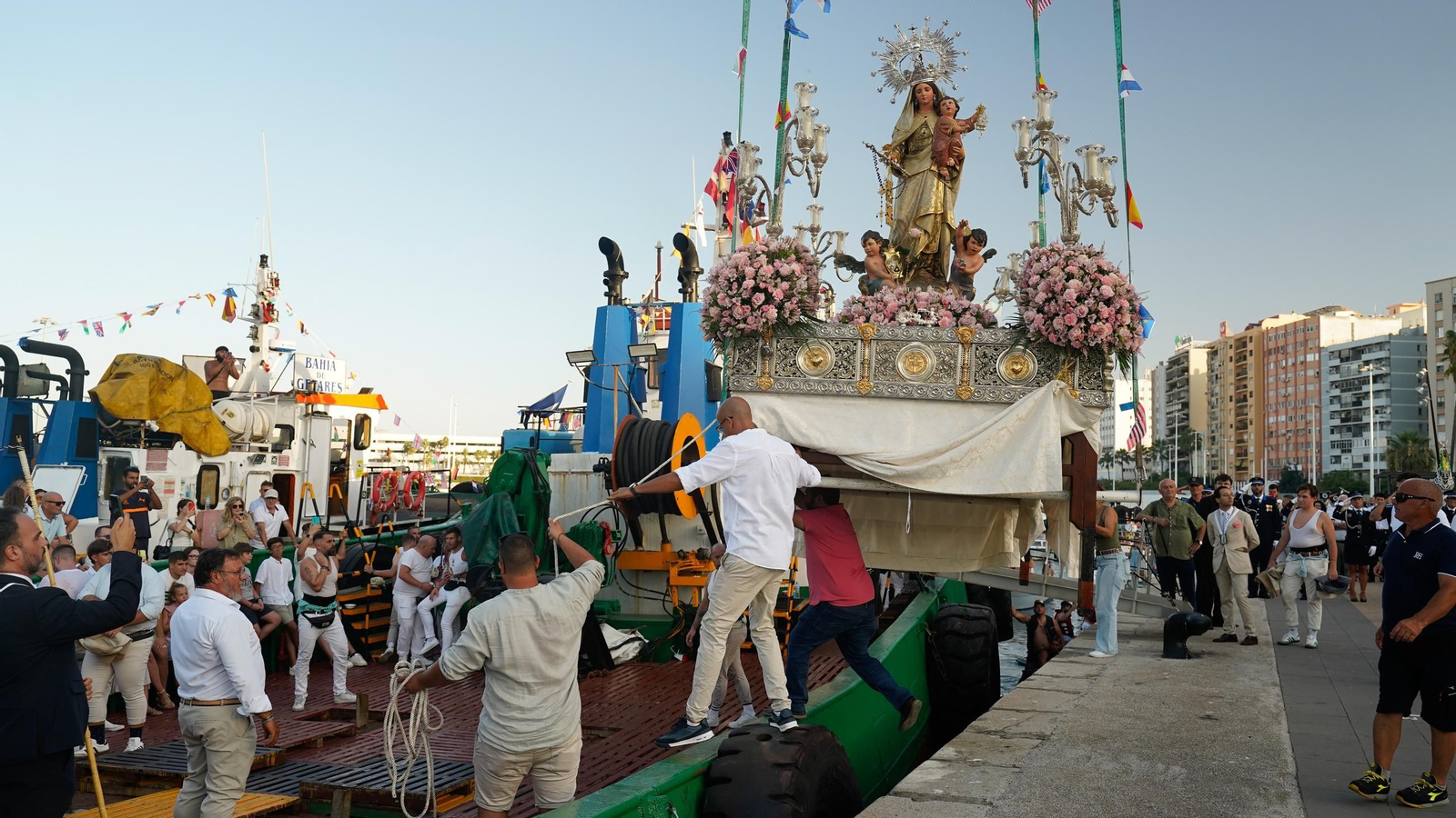 Fotos de la procesión de la Virgen del Carmen en Algeciras