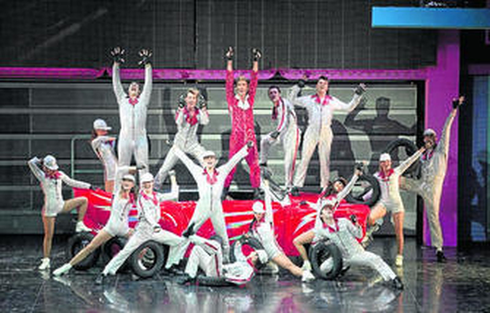 Una escena de 'Grease, el musical'.