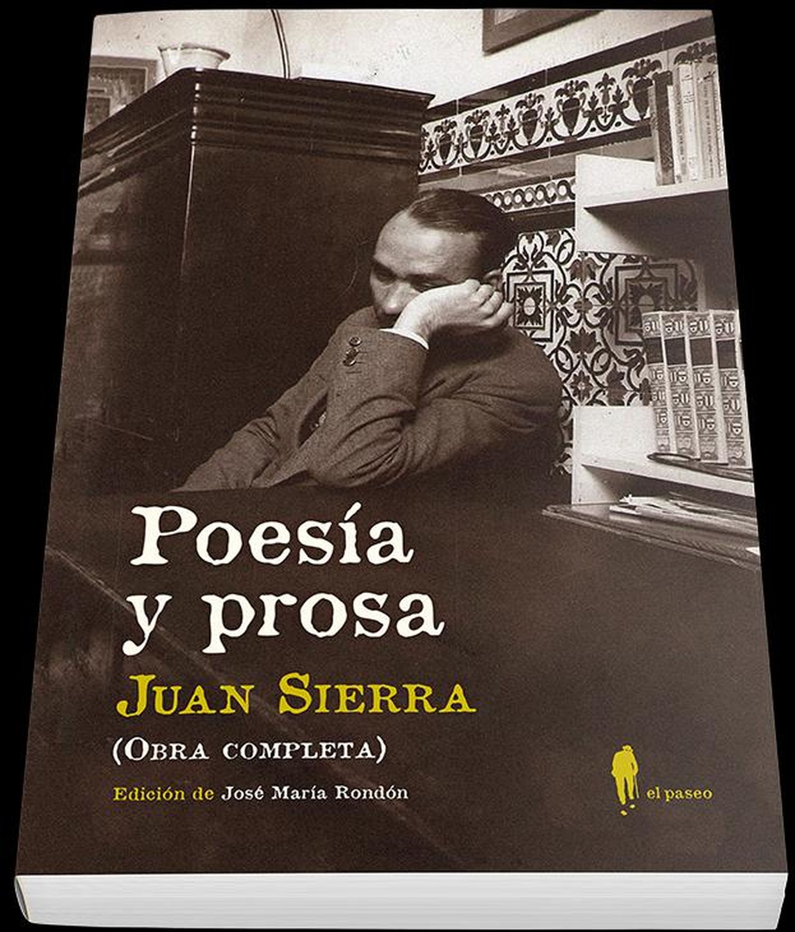 Un retrato de Sierra en los años 20 ocupa la portada del volumen.