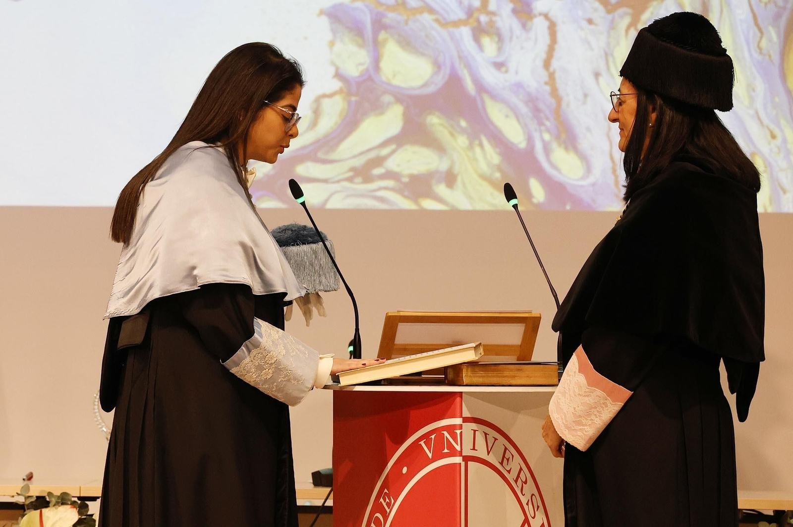 Imágenes del acto de conmemoración del Día de la Universidad de Huelva