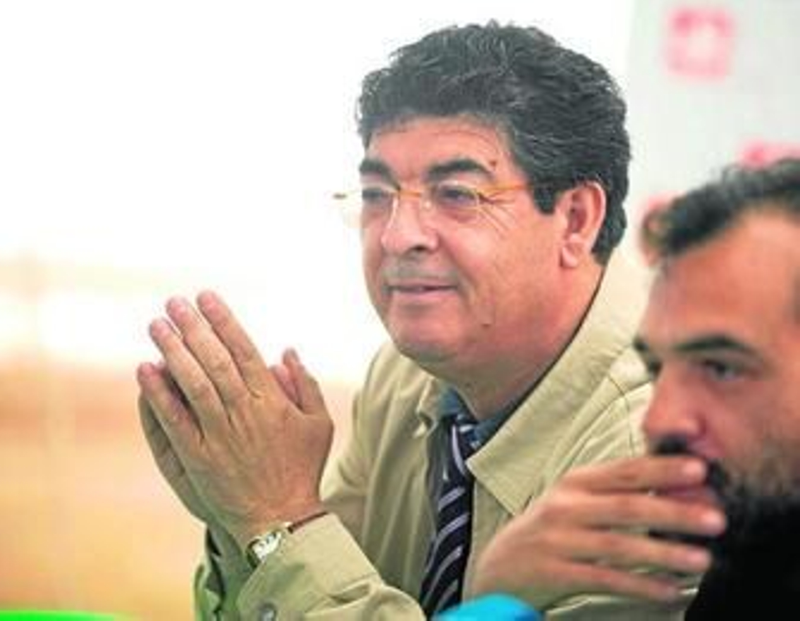 Diego Valderas, el pasado sábado en Córdoba, en la presentación de la Fiesta del PCA.