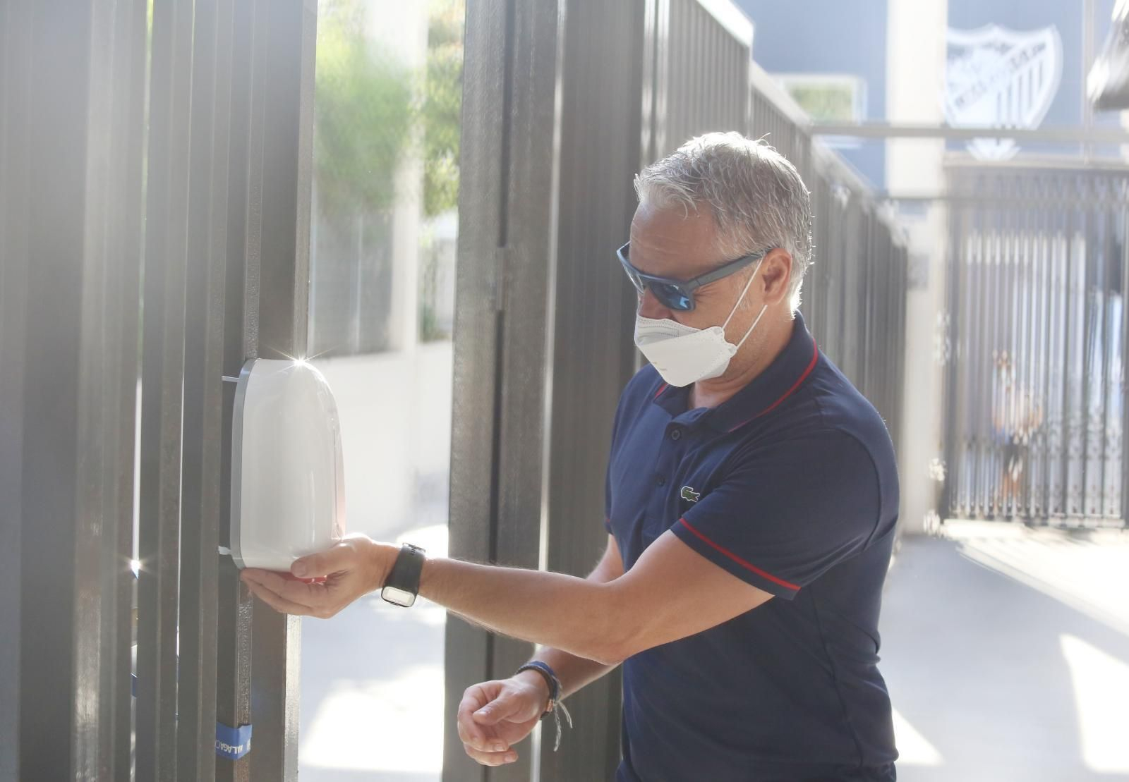 Las fotos de los jugadores del Málaga CF en La Rosaleda para los test