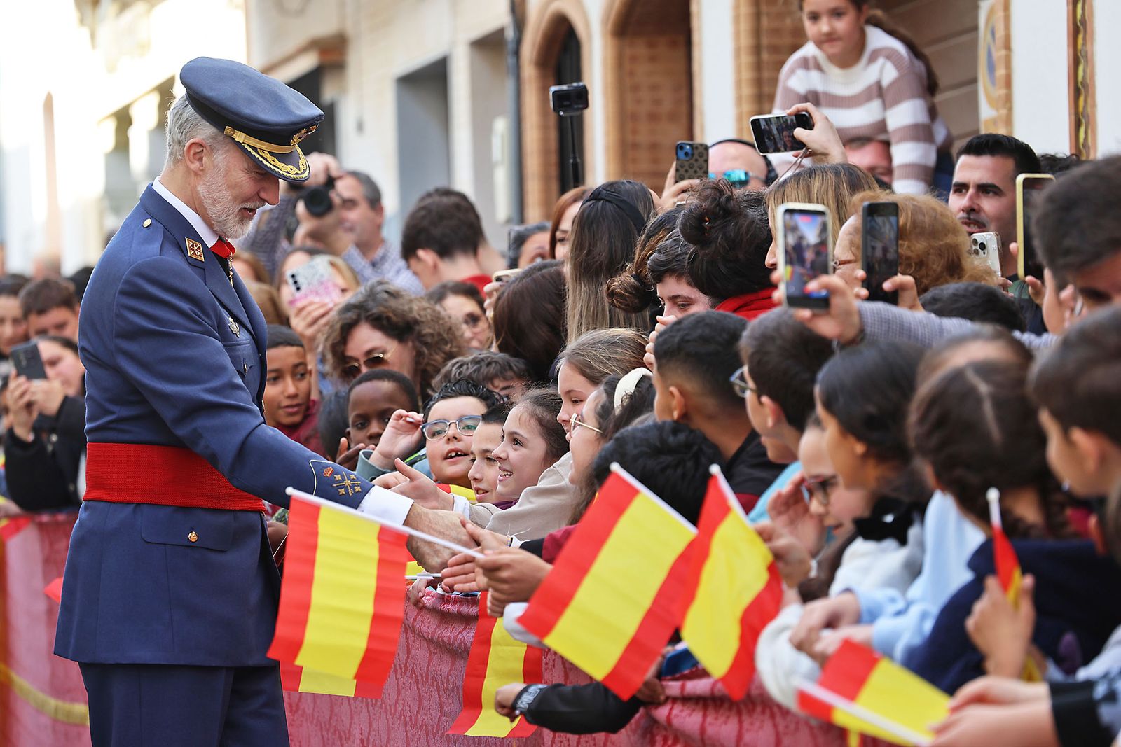 La llegada de S.M. el Rey Felipe VI a Palos de la Frontera, en fotografías