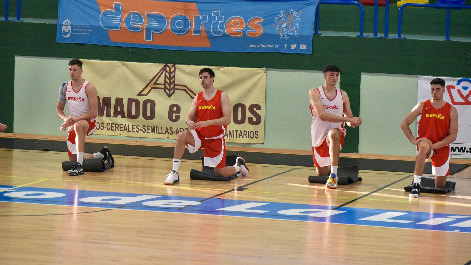 La selección española sub-20 de baloncesto ya se entrena en La Línea La selección española sub-20 de baloncesto ya se entrena en La Línea