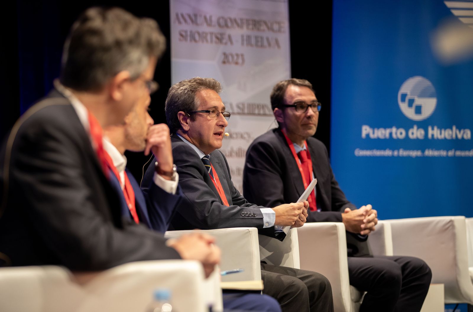 Imágenes de la conferencia anual sobre 'Transporte Marítimo de Corta Distancia eficiencia, sostenibilidad y conectividad al servicio de las cadenas logísticas marítimo-terrestres'