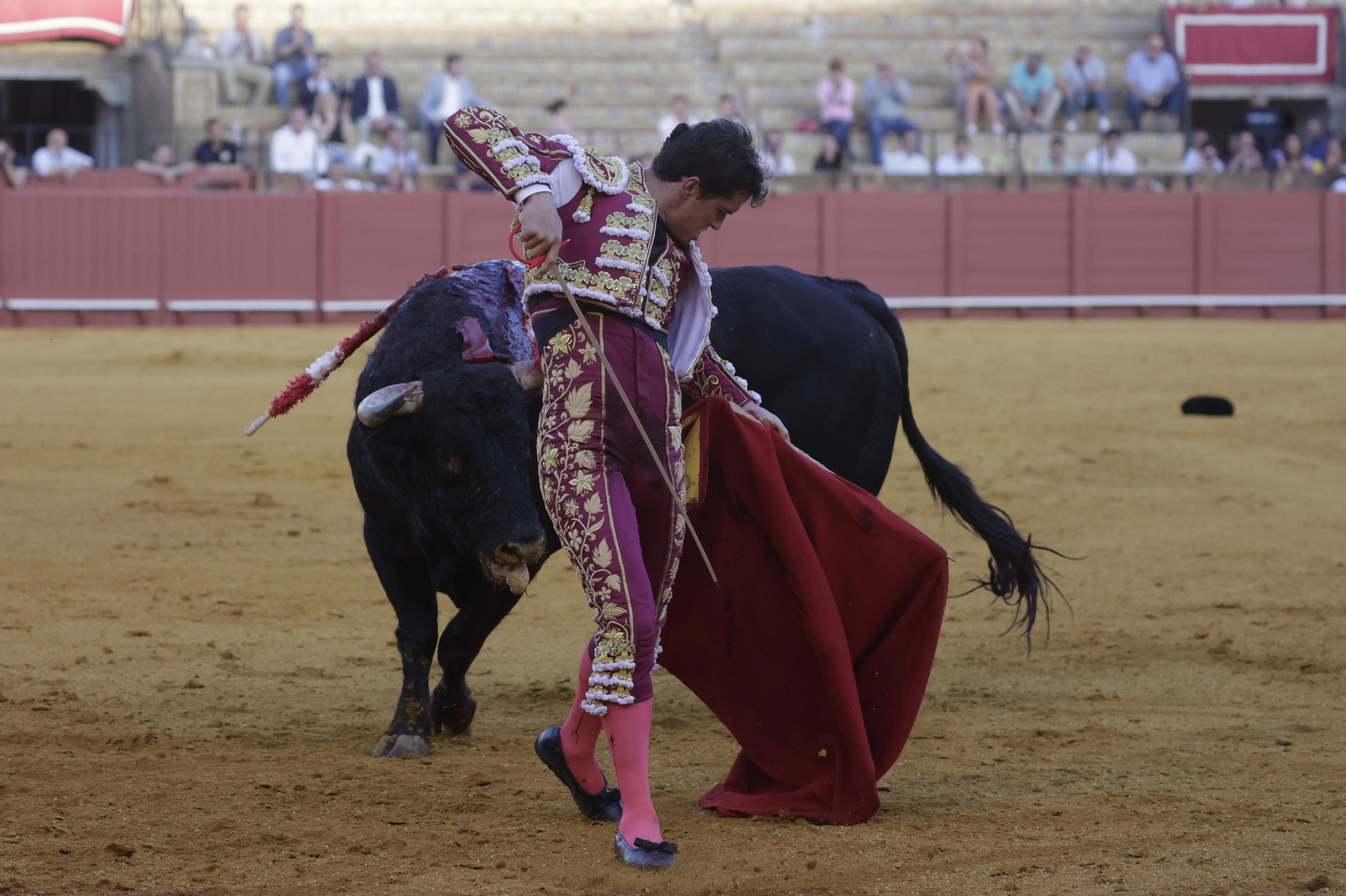 Una imagen de la cuarta corrida de abono en la Maestranza de Sevilla