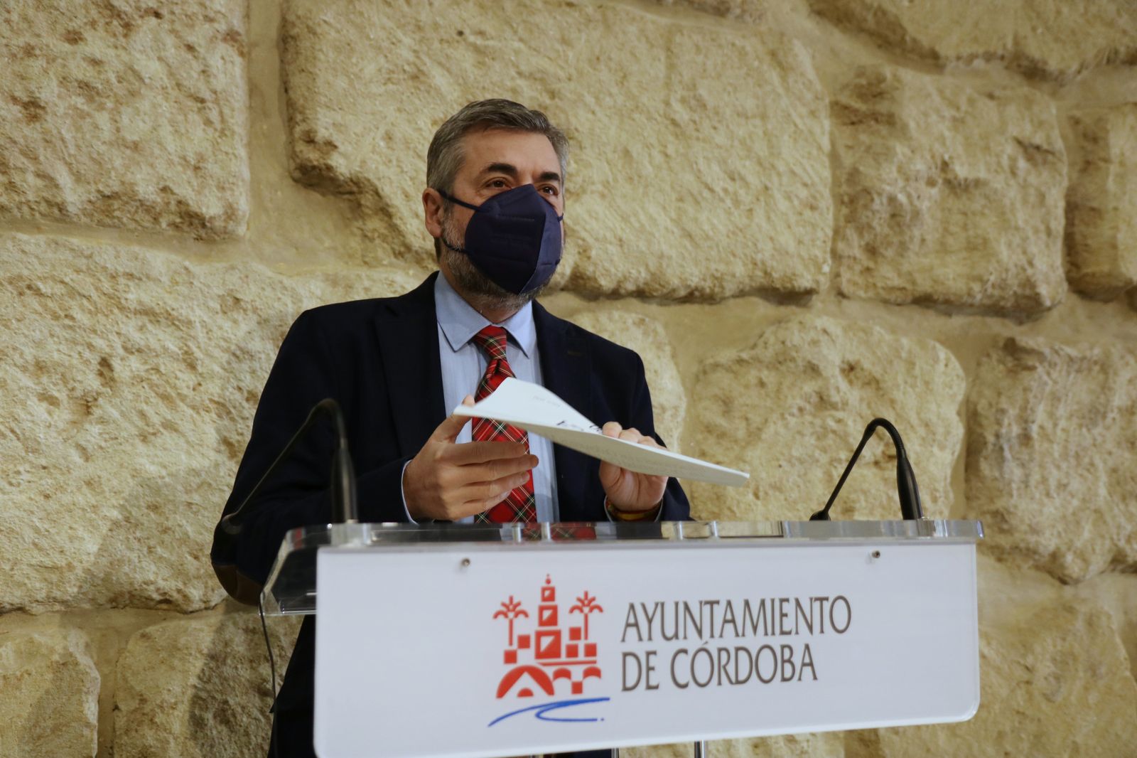 Miguel Ángel Torrico, en rueda de prensa.