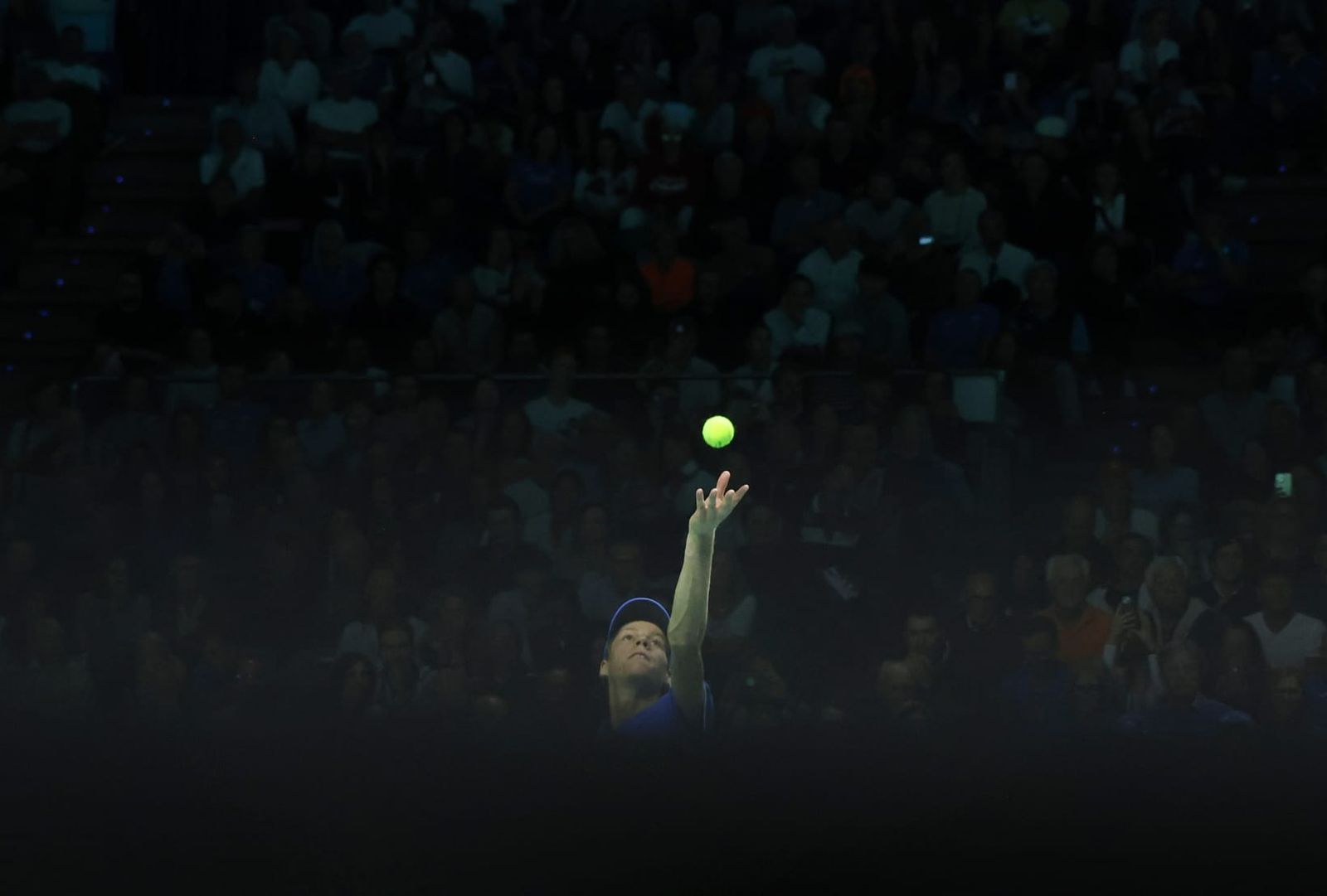 Jannik Sinner trae su show a Málaga.