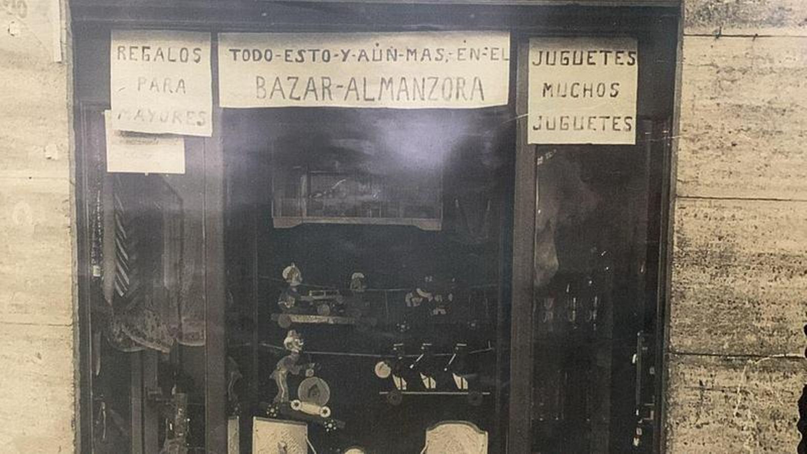 Así era el Bazar Almanzora poco después de su fundación en 1920